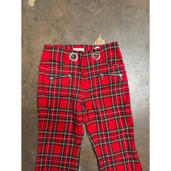 Miaou Pair of the “Morgan” Tartan Crop Flare Pants 25 - Picture 13 of 13